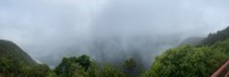 Overlook when clouds descended.