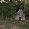 Dry stone "bourie," typical of the Luberon.