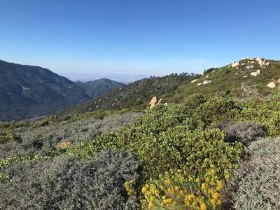 Great morning ride - nice view to the west.