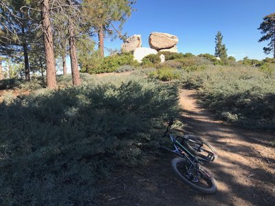 Cool rocks near the Skyline Road.