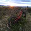 Sunset ride on the Ridgeline system.