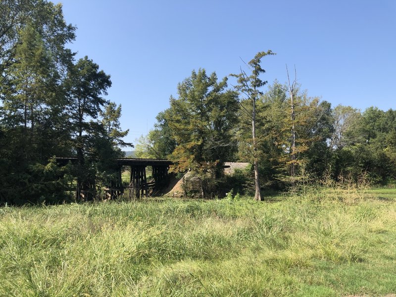 Railroad bridge on Field Trail.