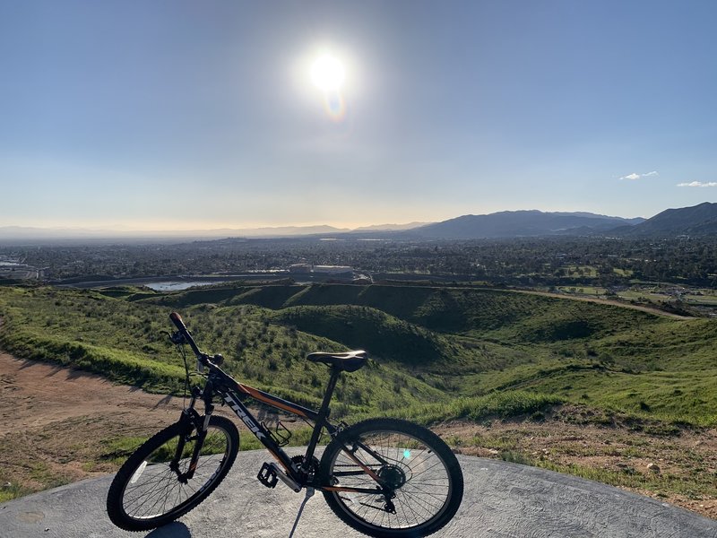 Halfway point of Boy Scout Trail