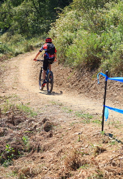 On the course during the WVICL's Rally in the Valley