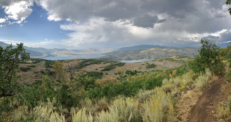 Jordanelle reservoir from Coyote Loop