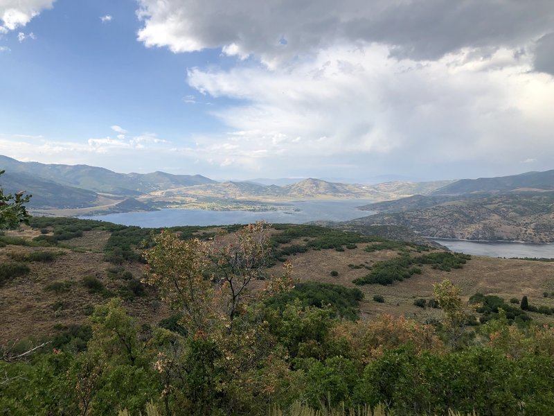 Jordanelle reservoir from Coyote Loop