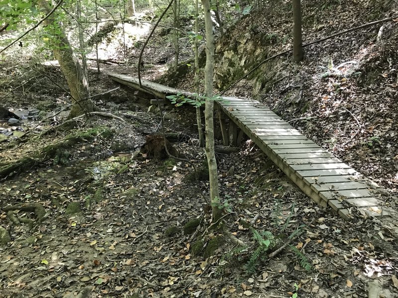 Erick's Bridge.  Built as part of an Eagle Scout project.