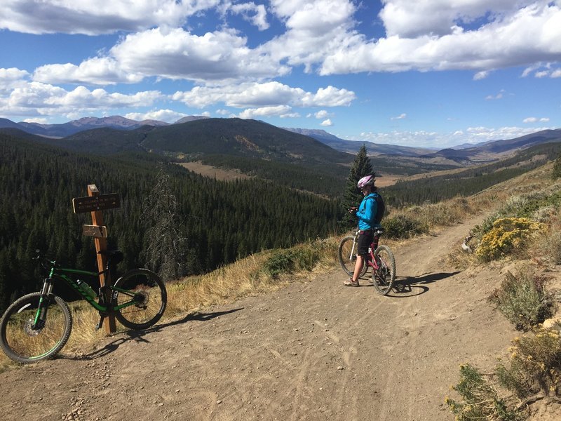 Downhill to Keystone. Go left to Breckenridge