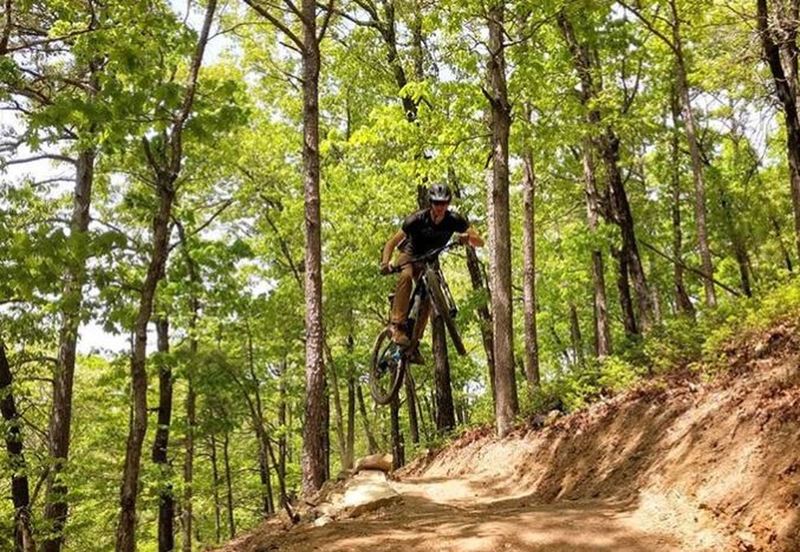 Rollers, berms, flow, optional rock kickers. Holy Roller has it all.