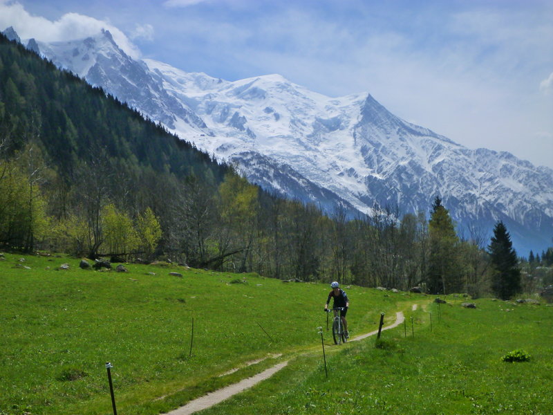 Amazing views just above Lavancher