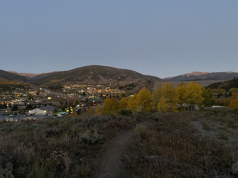 View of Lower Blue below dam