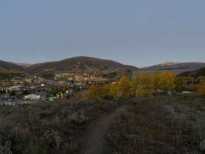 View of Lower Blue below dam