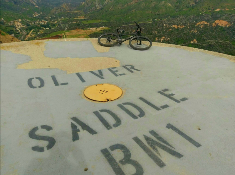 The helipad at Oliver Saddle offers stunning views of Little Tujunga