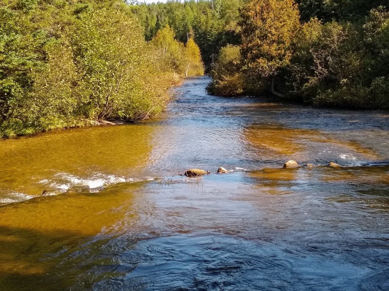 View from bridge crossing