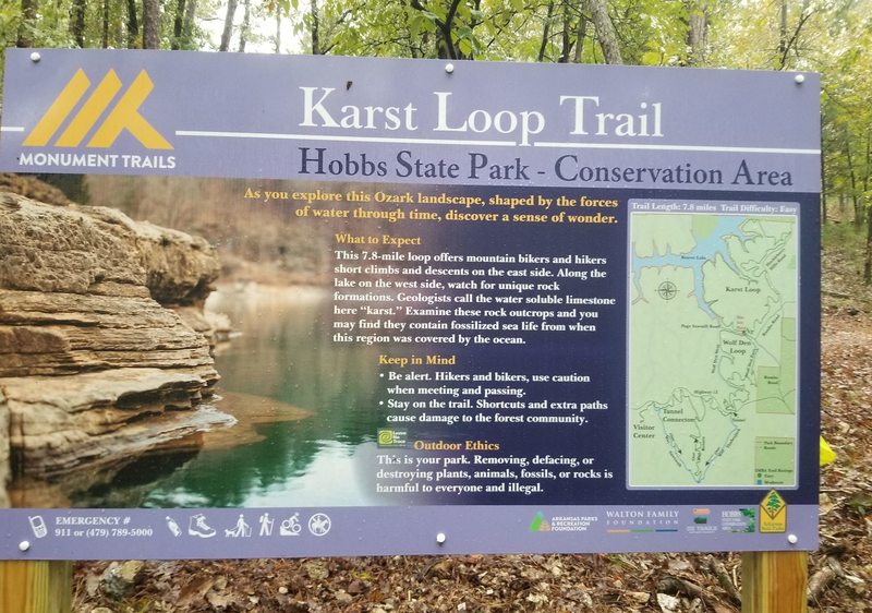 Welcome to the Karst Loop trail.