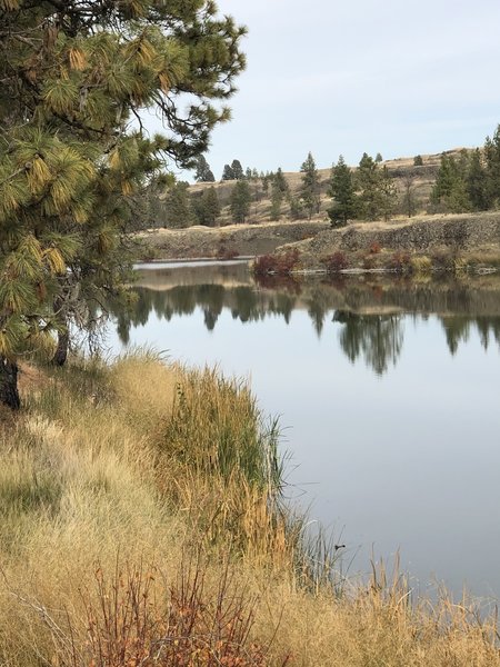 Fishtrap Lake is spectacular in the Fall