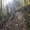 The climb up from the creek to the ridge has several technical sections that steep and have lots of loose rocks.