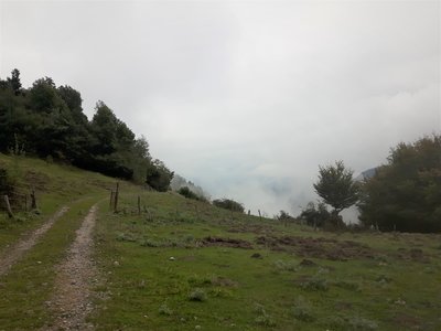 Doubletrack at "Kovacic"planina, where it gets steeper