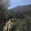 Riding the SART - catching a nice view on the bench trail