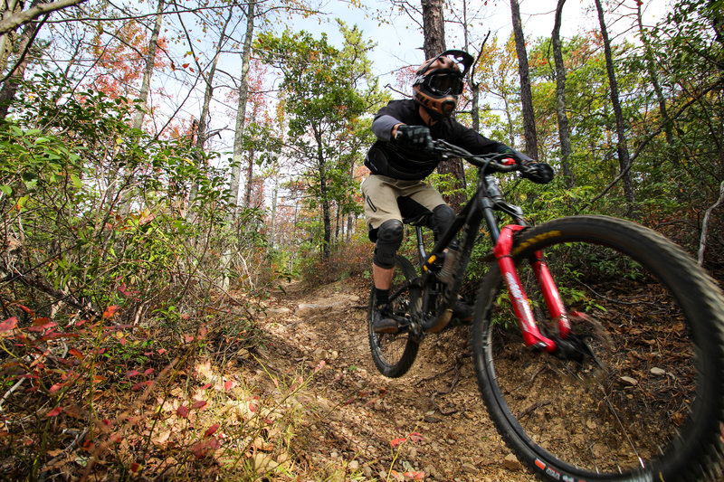 Christian Runyon in Creature from Carvins Cove Enduro 2019