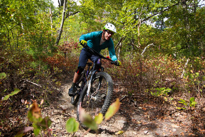 Steve Hetherington, owner of Just The Right Gear bike shop at Creature from Carvins Cove Enduro 2019