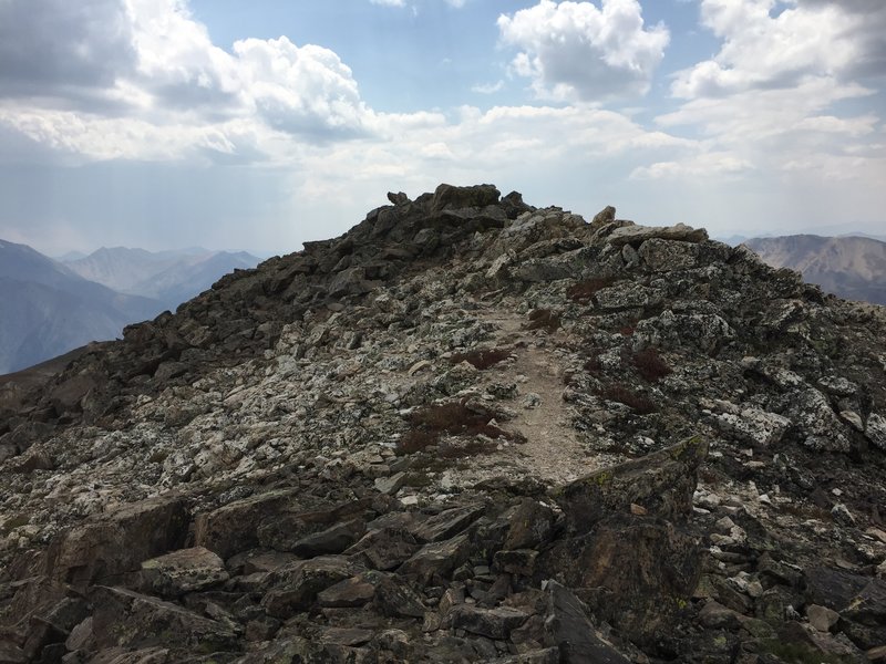 Ridgeline, nothing but scree