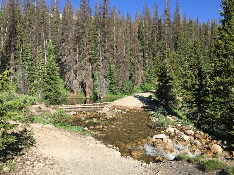 Near Sawmill Curve, the site of many train wrecks.