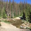 Near Sawmill Curve, the site of many train wrecks.