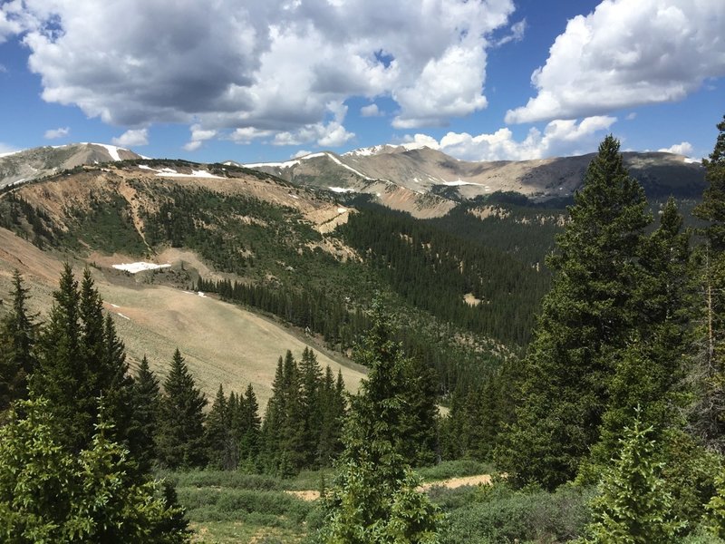 Just north of Cumberland Pass looking west.