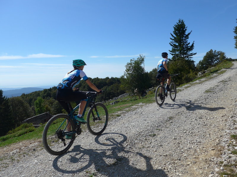 Nice views from "Livek-Matajur Dirt Road" near the top