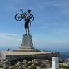 Top of Matajur; borderline Italy-Slovenia