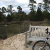 Nice resting spot in the sandy spot by the water.