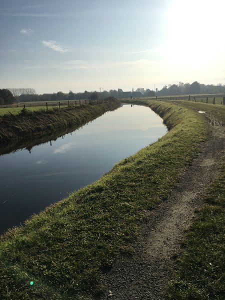 Singletrack along Leebrug