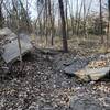 This area is full of concrete debris that offers lots of lines to choose from