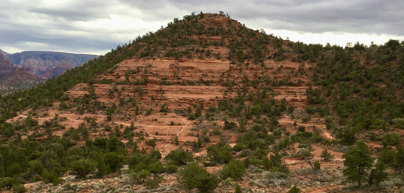 Looking down on Lower Scorpion from near the midpoint