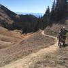 The climb Burro Pass