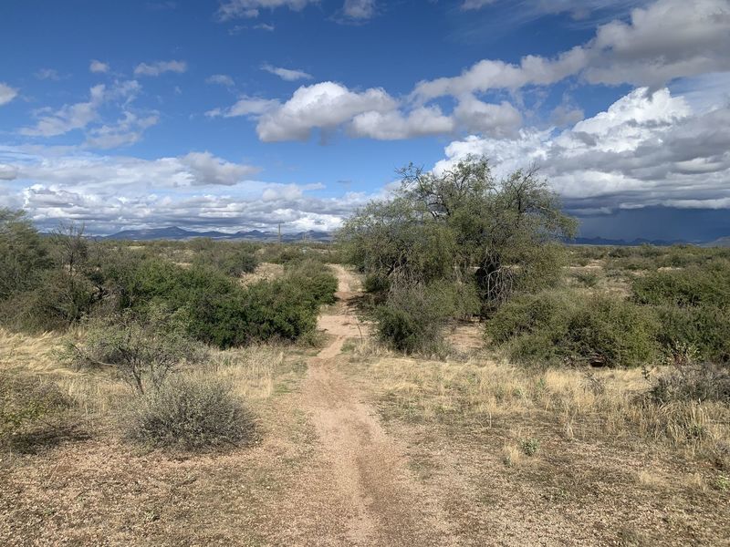 One of several small wash crossings