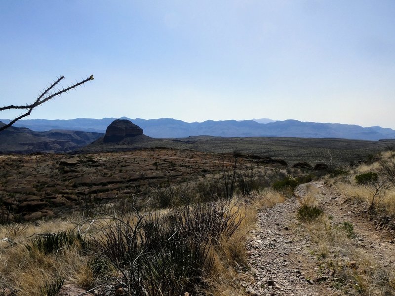 View from Guale 2 Campsite