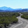 Looking south along the Llano Loop