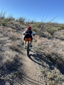 Nice easy rolling climbs Challenged our 10 year old.