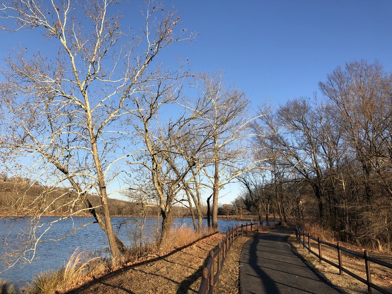 The paved path is a very relaxing place to ride if you're not in the mood for singletrack