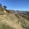 Along the Kagel Canyon fire road, just after the "UFO"