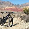 The view back toward Red Rock Canyon