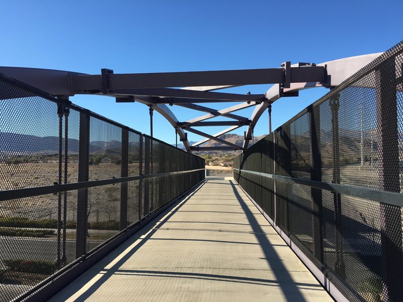 One of the many bridges along this connector trail