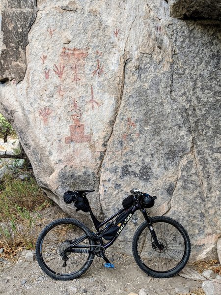 One of the petroglyph sites that are easy to access.