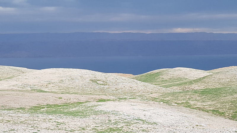 View of the dead sea