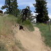 A small jump right below chair two on the way to Party Wave.