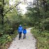 Rainy day hike to see the High Trestle Bridge