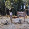 Waterfall TrailHead - pay parking at Sly Park Rec Area