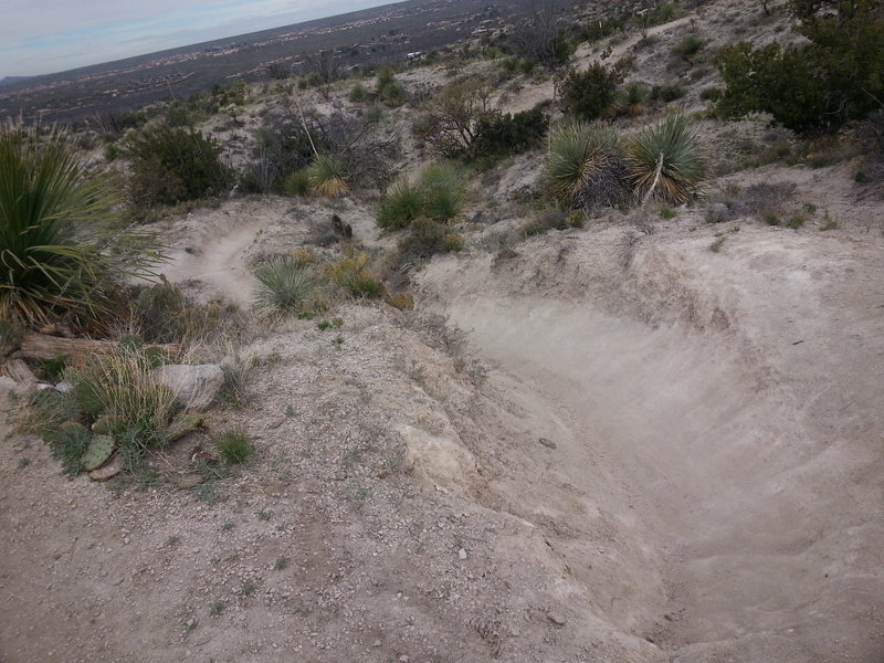 The Chutes are unique and very different from the rest of the area. No boulders here, which is a welcome relief.